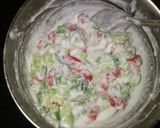 A picture of step 4 of Curd salad(no fire).
