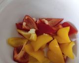 A picture of step 1 of Veggies Mix.
