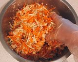 A picture of step 3 of Crab Egg Rolls 🦀🦀🦀.
