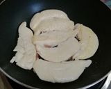 รูปขั้นตอนการทำที่ 3 ของ สลัดสันในไก่คีโต
