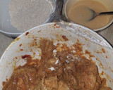 A picture of step 3 of Simple KFC chicken.