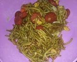Foto langkah ke 6 dari resep Mie Tek-tek Sawi Hijau.