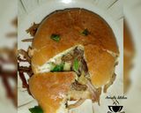 A picture of step 2 of Chicken burger.