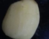 A picture of step 1 of Kuttu aloo pakoda.