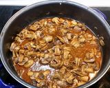 Foto del paso 2 de la receta Arroz con panceta y champiñones