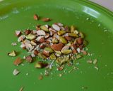 A picture of step 1 of Pistachio Almond Burfi.