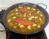 Foto del paso 18 de la receta Paella al HORNO de espinacas y gamba pelada