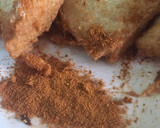 A picture of step 5 of Fried Awara (tofu) in Egg.