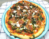 Foto del paso 8 de la receta: Pizza Sara crujiente con brócoli y espinaca 🍕 🥦
