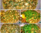 A picture of step 6 of Arabian Chicken Fatayers also in Pita wraps and pita pockets.