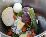 Foto del paso 1 de la receta: Puchero y fondo blanco