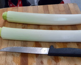 Foto del paso 1 de la receta: Arroz caldoso de puerros