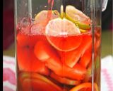 A picture of step 5 of Hibiscus Tea Sangria.