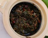 पालक की भुजिया (Palak ki bhujiya recipe in hindi) रेसिपी चरण 5 फोटो