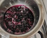 A picture of step 1 of Blueberry Lassi.