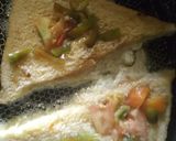 A picture of step 4 of Egg and bread.