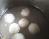 A picture of step 2 of Rice flour Rasogulla.