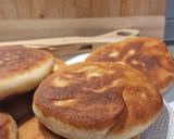 Koreai töltött palacsinta (vegán) recept fázis 7 fotója