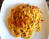 Foto del paso 5 de la receta: Spaghetti "mar y tierra". #másconmenos