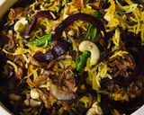 A picture of step 5 of Hyderabadi Veg Biryani.