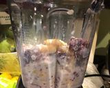 A picture of step 2 of Raspberry peach sorbet.
