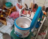รูปขั้นตอนการทำที่ 3 ของ ข้าวต้มไข่หมูสับหม้อหุงข้าว