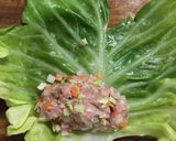 Hình bước làm 3 của món Canh bắp cải cuộn kiểu Nhật { コンソメ味のロールキャベツ }