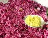 A picture of step 3 of Healthy Beetroot Lemon Rice.