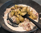 Foto del paso 8 de la receta: Alcachofas con jamón a la bechamel