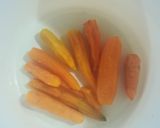 Foto del paso 4 de la receta Revuelto de tofu con alcachofas y zanahorias