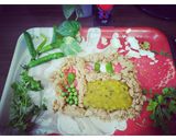 A picture of step 4 of Daal churma home.