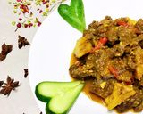 Hình bước làm 3 của món Thịt Bò Kho Cà Ri Sả Ớt