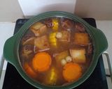 Hình bước làm 3 của món Canh đậu hủ hạt sen