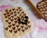 Une image de l'étape 5 de Sablés ''Bicolor heart cookies''.