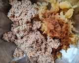 Foto del paso 3 de la receta: Galletas de avena fermentada, manzana y canela 🍎 sin azúcar agregado ni edulcorante 🍎 en sartén 🍎
