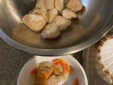 Vieiras con Salsa de Coral
