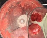 A picture of step 3 of Watermelon and vodka granita.
