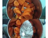 A picture of step 6 of Tiranga Dhokla.