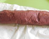 A picture of step 8 of 5minutes snack No Bake Swiss Roll.