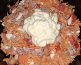 Foto del paso 1 de la receta: Ensalada de atún, tomate, zanahoria y huevo