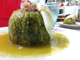 Calabazas rellenas de proteínas