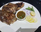 A picture of step 6 of Tawa fried fish.