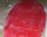 A picture of step 7 of Valentines day special fondant red rose cake topper.