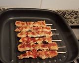 A picture of step 4 of Grill Chicken Satay n' Fried Rice.