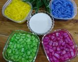 Hình bước làm 5 của món Chè củ năng bánh lọt cốt dừa