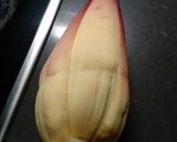 Foto langkah ke 1 dari resep Sayur Jantung Pisang dan Bayam Bumbu Cincang.