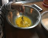 Une image de l'étape 2 de Muffins à la myrtille faits par mes 3 filles ❤️❤️❤️ spéciale fête des mères.
