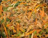 A picture of step 5 of Veg spring roll.