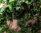 A picture of step 2 of Methi muthiyas.