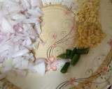 A picture of step 2 of Spinach dal.